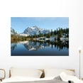 thumbnail image 1 of Peaceful Picture Lake Mount Wall Mural by Wallmonkeys Peel and Stick Graphic (48 in W x 32 in H) WM228314, 1 of 4