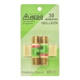 thumbnail image 2 of Fusible Clase H Ahedo 30A 250V 2 Piezas Termoplástico Latón, 2 of 3