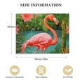 thumbnail image 2 of COMIO Hot Tropical Flamingo Canvas Wall Art Print, Flamingo Artwork, 2 of 5
