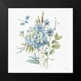 thumbnail image 2 of Audit, Lisa 12x12 Black Modern Framed Museum Art Print Titled - Bohemian Blue 04A, 2 of 5