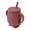 Brown, variant on M Buder 8 oz / 230ml Silicone Training Sippy Cup for Toddler and Infant Spill Proof Cup with Straw Lid Non Slip Handles Purple
