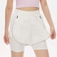 thumbnail image 2 of TaTaai Women High Waist Solid Sports Shorts Double Layer Anti-Exposure Stretch Elastic Waist Drawstring Zipper Pocket Quick Dry Yoga Running Shorts Gift, 2 of 5