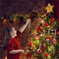 thumbnail image 2 of Ounissouiy Árbol de Navidad, ala de Ángel, diseño de escena de Metal cálido para el hogar, colgante DIY, decoración colgante, colgante de Kits de decoración para fiestas Tipo 2, 2 of 6