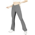 thumbnail image 2 of Women's Lounge Sweatpants Wide Leg Cargo Pants for Women Straight Leg Sweatpants for Women Yoga Work Pants for Women Casual Work Pants Women High Waisted Cargo Pants Women Gray XL, 2 of 4