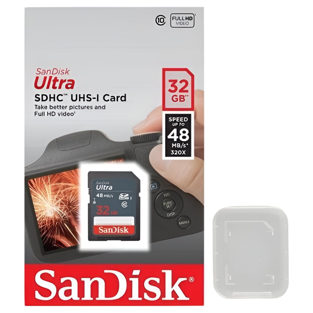 SanDisk Ultra - Flash memory card - 32 GB - Class 10 - SDHC UHS-I