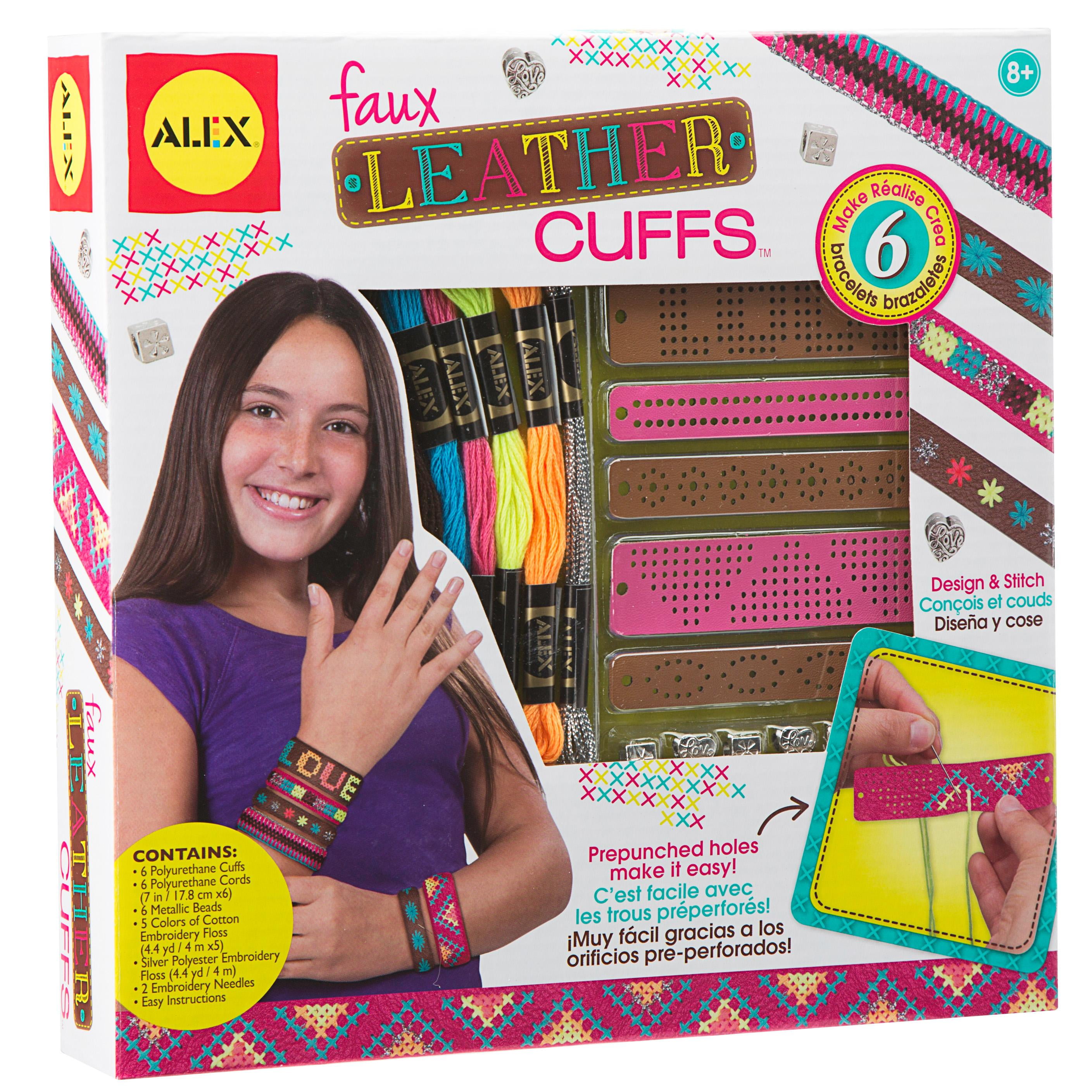 FAUX LEATHER CUFFS - FRENCH