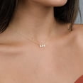 thumbnail image 4 of CFIOZYOS Diamond Pendant Necklace for Women， Dainty Gold Layered Necklaces 14k Gold Plated Stacked Cuban  Choker Necklaces Aesthetic Simple Gold Necklace Jewelry Gifts for Women, 4 of 10