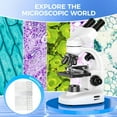 thumbnail image 4 of Compound Binocular Microscope - 40X - 2000X Magnification, High - Resolution Optics, Versatile for Laboratory, School & Home Education with Slides Set, 4 of 8