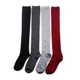 thumbnail image 4 of Lopecy-Sta Ribbed Thigh High Socks for Men Women, Soft Cotton Over the Knee Socks, Stretchy Long Leg Warmers for Daily Wear, Uniform， Sports, 4 of 5