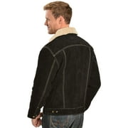 Scully Mens Sherpa Lined Boar Suede Jacket - 113-86