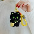 thumbnail image 4 of XINGXIANG Cat Plush Keychain,Cute Keychains,Funny Animal Keyring Charm for Women,Kids ,Car Key Handbag Purse Backpack Decor and Birthday Gift(Yellow), 4 of 6