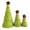 green, variant on PEIBang 3pcs Christmas Table Decoration Christmas Tree Centerpieces Decor for Indoor Table Decoration