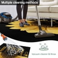thumbnail image 5 of Yellow Sunflowers Outdoor Rug for Patio/Deck/Porch, Non-Slip Large Area Rug 3 x 5 Ft, Floral Rustic Abstract Black Indoor Outdoor Rugs Washable Area Rugs, Reversible Camping Rug Carpet Runner, 5 of 8