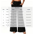 thumbnail image 3 of SOOMLON Sweatpants for Women Wide Leg No Drawstring Plus Size Elastic Waist Pants Casual Pockets Long Pants Fall Clothes, 3 of 9
