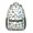 Dinosaur and Volcano, variant on Dinosaur and Text Off White Pattern Backpack for School, Cute School Bag with Adjustable Shoulder Straps and Padded Back, 15.3"x11"x6.7"