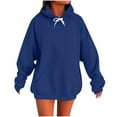 thumbnail image 3 of Sudadera con capucha para mujer,Sudadera informal de manga larga con capucha para mujer, con bolsillo, tejido de poliéster suave, para uso diario, sopatenor, 3 of 9
