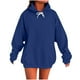 thumbnail image 3 of Sudadera con capucha para mujer,Sudadera informal de manga larga con capucha para mujer, con bolsillo, tejido de poliéster suave, para uso diario, sopatenor, 3 of 9