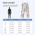 thumbnail image 4 of Uemuo Happy Easter Pattern Men's Wide Leg Palazzo Lounge Pants with Pockets Light Weight Loose Comfy Casual Pajama Pants-XX-Large, 4 of 6
