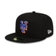 thumbnail image 1 of Gorra New York Mets New Era negra auténtica 59FIFTY ajustada, 1 of 6