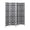 Silver, variant on Roundhill Furniture 4-Panel Room Divider, Decorative Folding Freestanding Privacy Screen, Silver