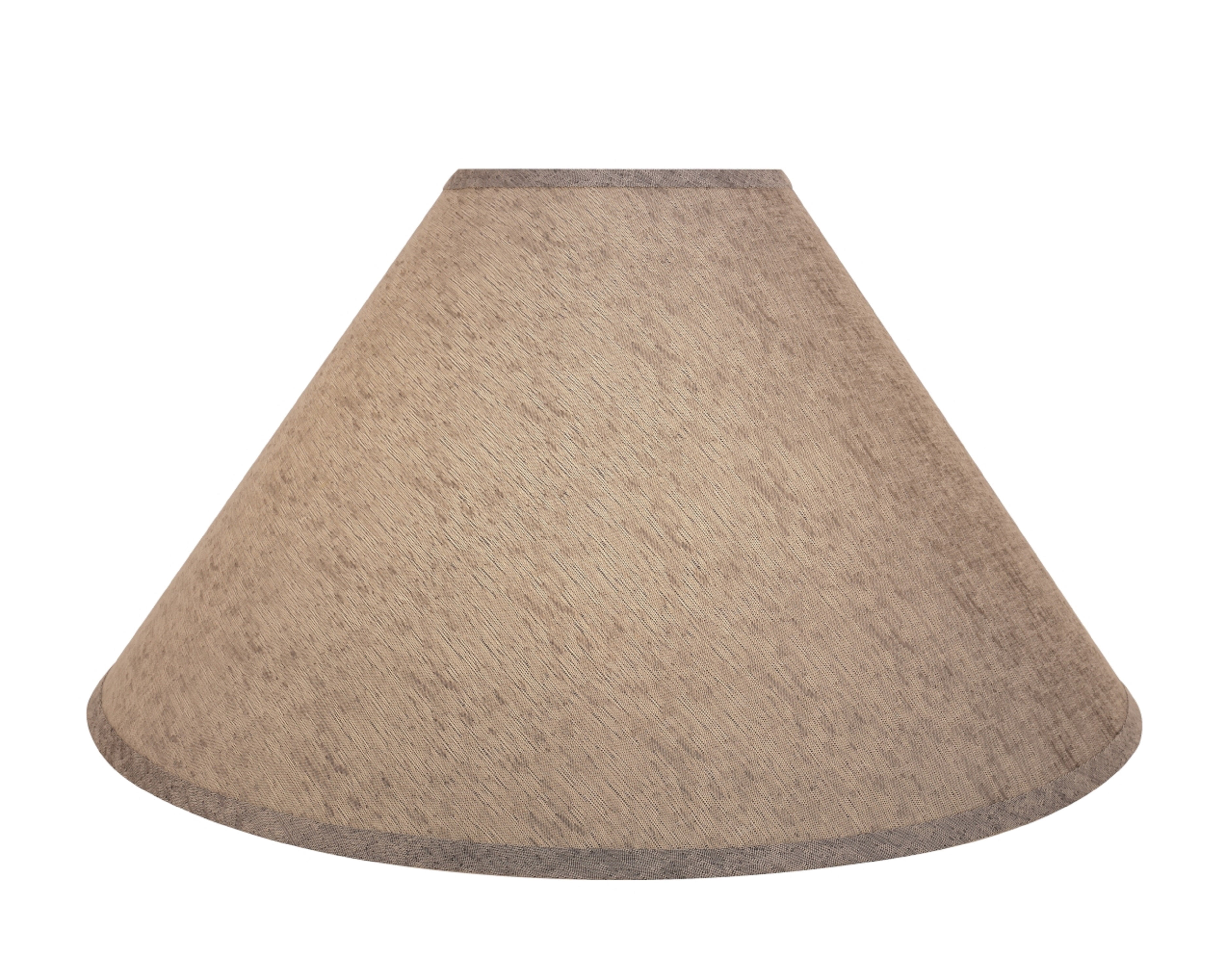 Aspen Creative 32592 Transitional Hardback Empire Shaped Spider Construction Lamp Shade in Grey, 23" wide (7" x 23" x 14")
