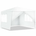 thumbnail image 2 of GVN 10ft x 10ft White Outdoor Canopy, 4 Removable Sidewalls and Full Waterproof, 2 of 7