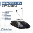 thumbnail image 5 of Cargo Box Pulley System Heavy-Duty Garage Hoist Lift for Rooftop Carriers Garage Storage Garage Organization Ceiling Hoist with Pulley Holds 150 lbs - Fits 810 ft Ceilings, 5 of 7