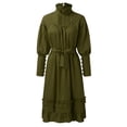 thumbnail image 4 of Robe Japonaise Élégante pour Femmes à Manches Longues, Robe de Cour Anime, Jupe Fluide, Tenue de Fête Formelle, 4 of 5