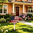 thumbnail image 3 of 4th of July Patriotic Ground Decorations Board Sign - Iron Garden Yard Outdoor Decor for Independence Day, Memorial Day & BBQ Parties, 3 of 6