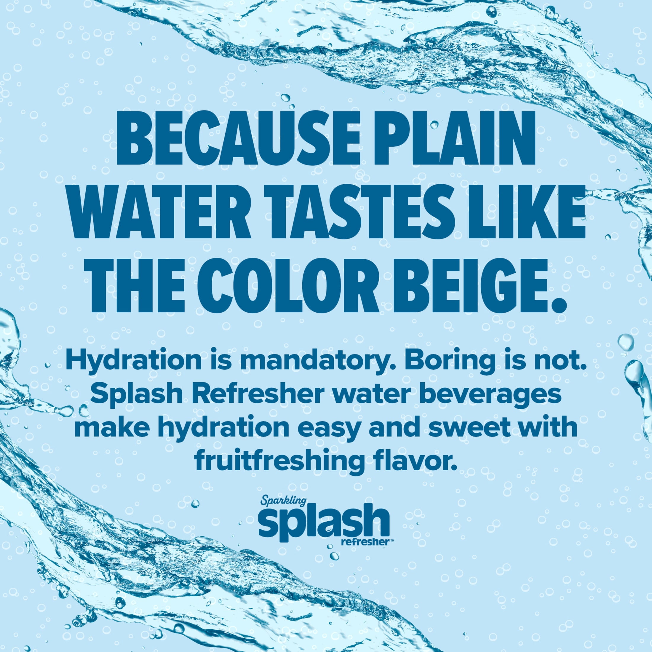 (3 pack) Splash Blast Sparkling Can, Blood Orange Flavor, 12 fl oz, 8-pack