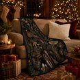 thumbnail image 3 of Black Pheasant Flannel Blanket for Birdwatching Art Fans, Living Room and Reading Nook Home Decor Birthday Gift with Soft Natural History Pheasant Woodland Study Motif, 3 of 9