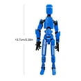 thumbnail image 2 of Juguete mecánico de cuerpo completo simulado de Robot móvil de PVC impreso en 3D JShteea 4 Uds, 2 of 9