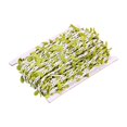 thumbnail image 3 of Guirnalda de hojas de follaje de cinta de hojas para decoraciones de aulas Blanco 20m Zulema Hilo de hoja verde trenzado, 3 of 8