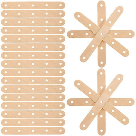 GOOHOCHY DIY Waxing Popsicle Sticks Khaki 150Pcs 5.9X0.63X0.08In