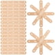 thumbnail image 2 of 150 palitos de madera para manualidades, sin terminar, con agujeros, para depilar y depresores de lengua, para manualidades, proyectos de arte., 2 of 8