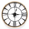 thumbnail image 1 of Stratton Home Decor S21020 Columbus Wall Clock - Natural & Black, 1 of 1