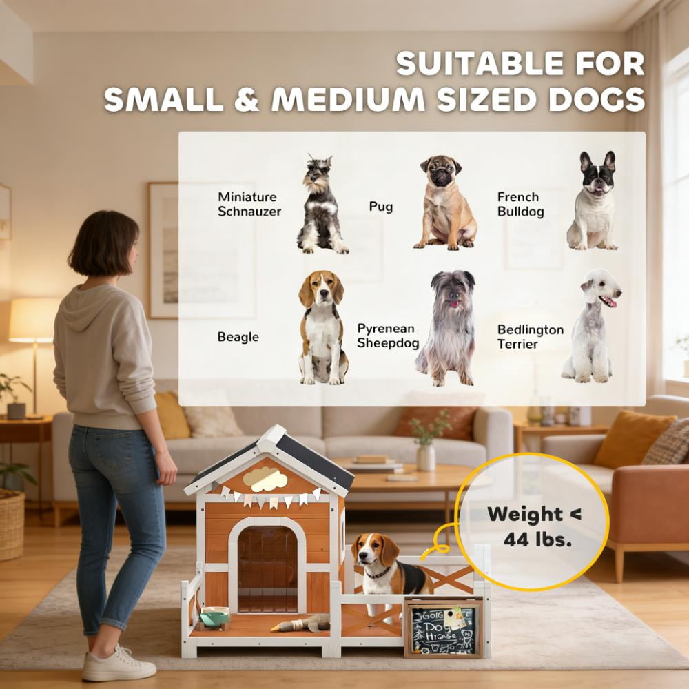 Dog Shelter Outdoor Wooden Dog House