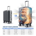 thumbnail image 3 of Cauagu Sailing Ship Ocean Sunset Print Travel Luggage Cover,Travel Dust-proof Suitcase Cover Softside Suitcase Protector for 18-32inch,Not Included Suitcase, 3 of 8