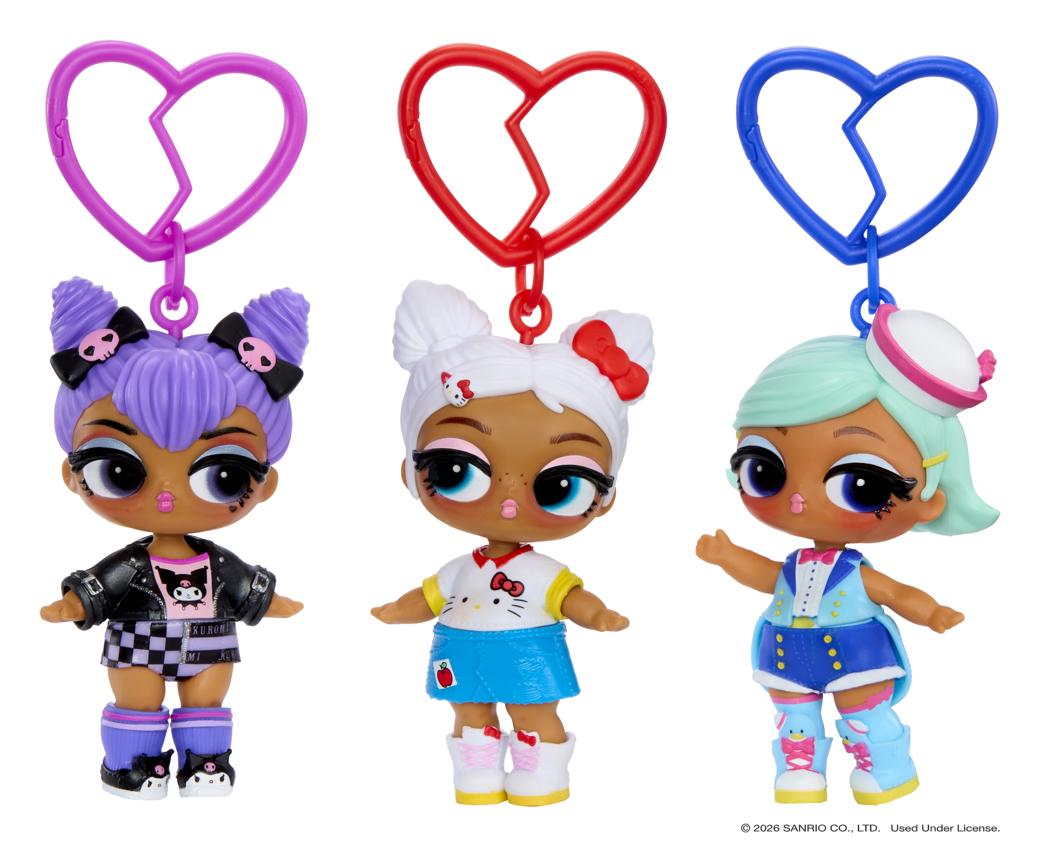 LOL Surprise Loves Hello Kitty and Friends BIG Reversible Plush – Large Plush with Matching Tot, Reversible, On-the-Go Play, and 7 Total Surprises – Collect All 3!