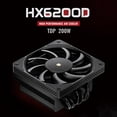 thumbnail image 2 of Enfriador de CPU HX6200D 6 tubos de calor refrigerados por aire Kuymtek radiador ARGB a presión hacia abajo para CPU LGA1700 115X AM4 de 12 generación, 2 of 9