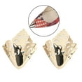 thumbnail image 1 of 1 Pair Metal Toe Caps Creative Protective Heel Decoration Shoes Supplies, 1 of 9