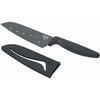 Kuhn Rikon Original Small Santoku Knife Colori 5-Inch Blade, Black