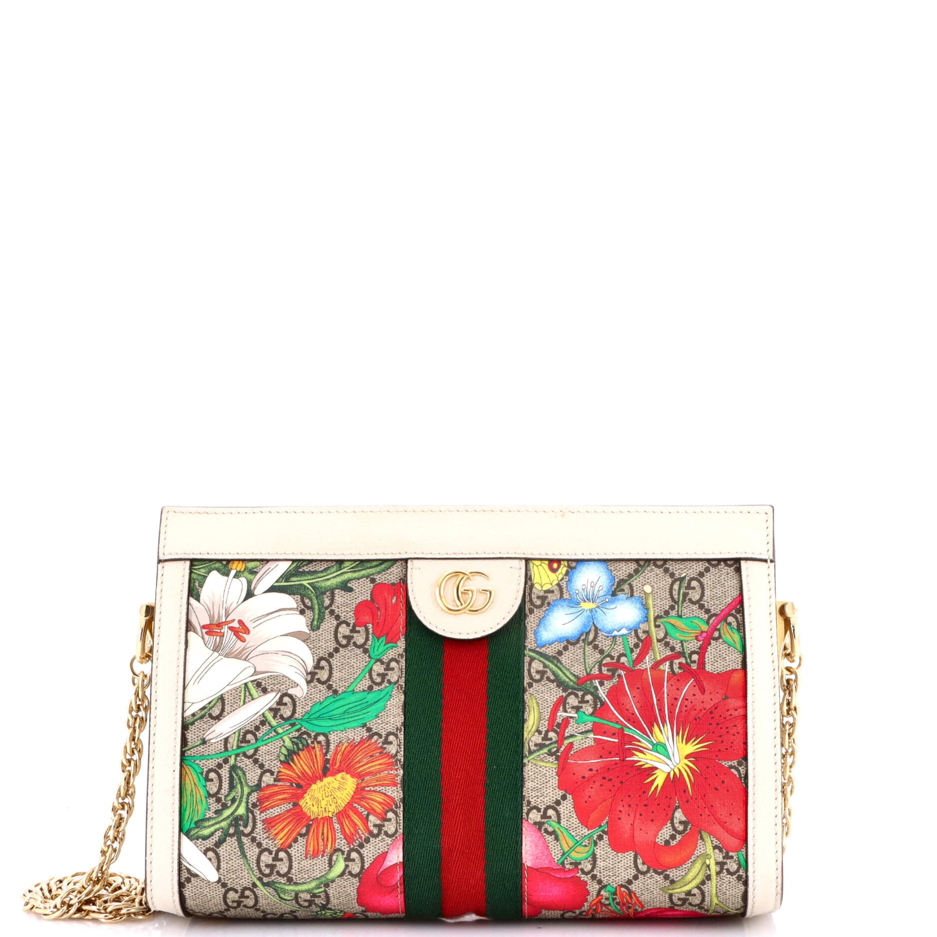 Gucci Ladies Ophidia Gg Flora Shoulder Bag
