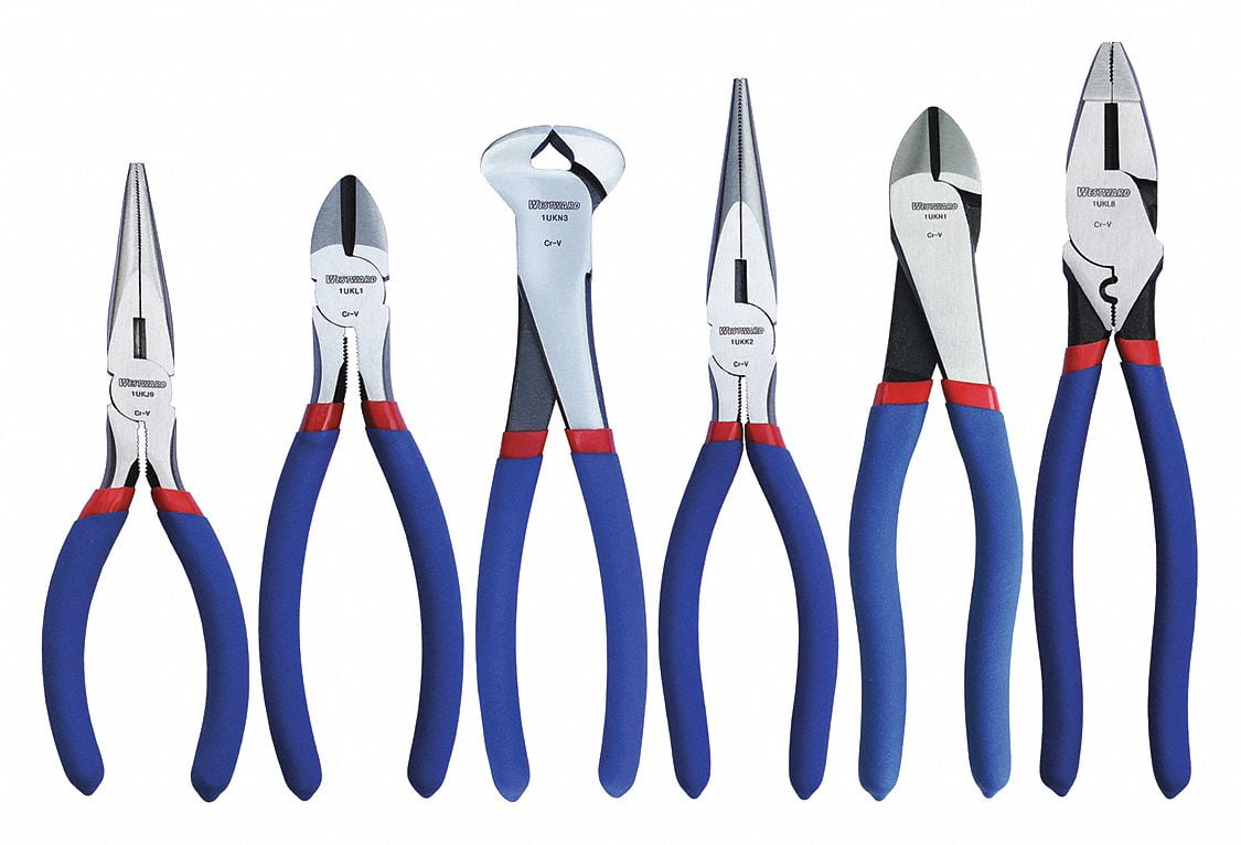 Westward Plier Set,Dipped,6 Pcs 53JW90