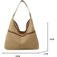thumbnail image 3 of Kukuzhu Women Hobo Bag Straw Tote Bag Casual Chic Shoulder Bag Purse, 3 of 5
