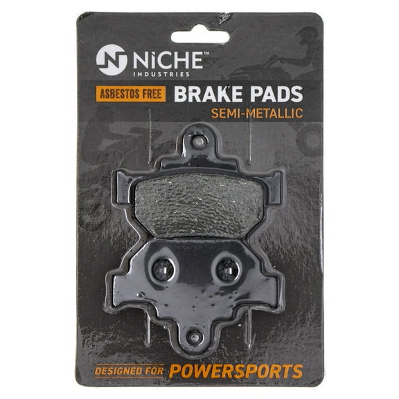 Niche Front Brake Pad Set for Suzuki Boulevard Semi-Metallic Motorcycle 519-KPA2390D