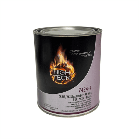 High Teck Products 2K HB PRIMER / SEALER / DTM BLACK
