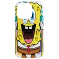 thumbnail image 1 of Funda para iPhone 14 Pro con diseño de Bob Esponja y salpicaduras de pintura, 1 of 3