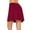 Red, variant on Athletic Skorts for Women Built-In Solid Color Plus Size Skort Trendy Casual Shorts Bottoming Skirt,Grey,M