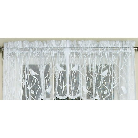Songbird Lace White Valance Walmart Com